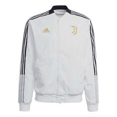 Куртка adidas Series Juve Cny Bomber Juventus Soccer/Football Sports Printing Jacket White, белый
