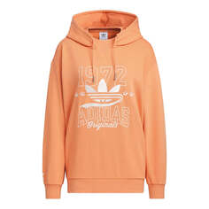 Толстовка (WMNS) adidas originals Logo Sportswear Hoodie &apos;light khaki brown&apos;, хаки