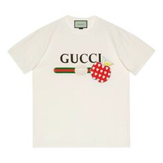 Футболка GUCCI Les Pommes T-shirt &apos;Ivory&apos;, цвет ivory