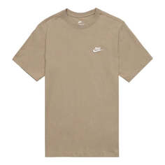 Футболка Nike Sportswear Club T-Shirt &apos;khaki&apos;, хаки
