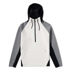 Толстовка Nike Tech Fleece Half Zip Hoodie &apos;Light Bone Carbon Heather&apos;, цвет light bone/carbon heather