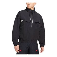 Куртка Air Jordan Jumpman Light Woven Sports Jacket Black, черный Nike
