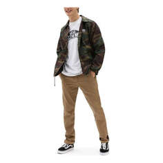 Куртка Men&apos;s Vans Logo Printing lapel Windproof Jacket Camouflage, цвет tan