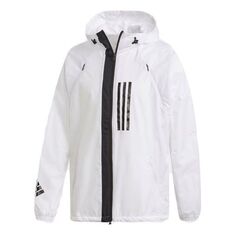 Куртка adidas W.D.N Jacket Fleece-Lined Running Hoody Windbreaker Hoodie &apos;White&apos;, белый