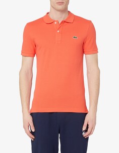 Рубашка-поло узкого кроя Lacoste, оранжевый