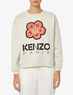 Толстовка с логотипом Kenzo, бежевый