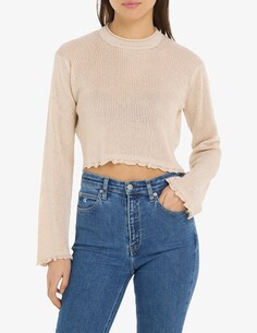 Металлический свитер Calvin Klein Jeans, бежевый
