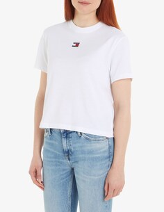 Свободная футболка Tommy Jeans, белый