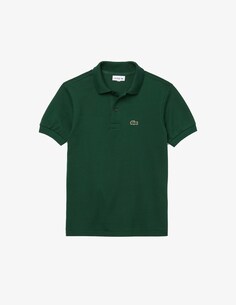 Рубашка-поло с коротким рукавом Lacoste, зеленый