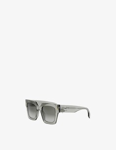 Солнцезащитные очки FE40101I в квадратной оправе Fendi, серый
