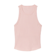Топ Victoria&apos;s Secret Pink High-neck Ribbed, светло-розовый