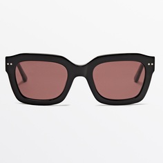 Солнцезащитные очки Massimo Dutti Resin, черный