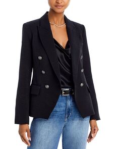 Двубортный пиджак Kenzie L&apos;AGENCE, цвет Black Lagence