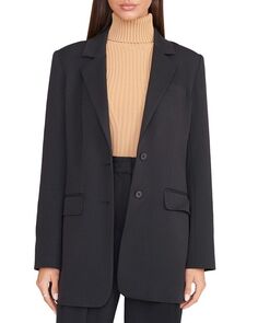 Удлиненный городской пиджак STAUD, цвет Black