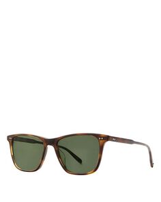 Солнцезащитные очки Hayes Square, 52 мм GARRETT LEIGHT, цвет Brown