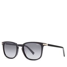 005 Солнцезащитные очки Square Flex с шарниром, 53 мм Tumi, цвет Black