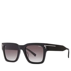 Солнцезащитные очки 508 с квадратным градиентом, 52 мм Tumi, цвет Black