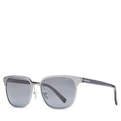 009 Солнцезащитные очки Square Flex с шарниром, 55 мм Tumi, цвет Gray