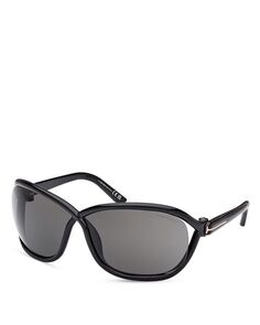 Солнцезащитные очки Fernanda Butterfly, 68 мм Tom Ford, цвет Black