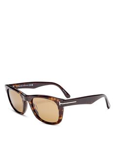 Квадратные солнцезащитные очки Kendel, 54 мм Tom Ford, цвет Brown