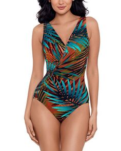 Сплошной купальник Tamara Tigra Esmerelda Miraclesuit, цвет Multi