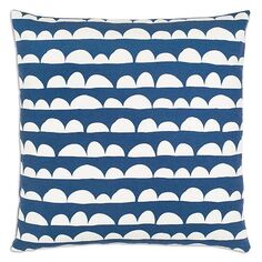 Декоративная подушка Lachen с абстрактными полосками, 20 x 20 дюймов Surya, цвет Blue