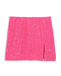 Мини-юбка Taylor с пайетками для девочек – Big Kid KatieJnyc, цвет Pink