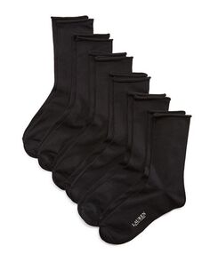 Носки для брюк с закругленным верхом, набор из 6 шт. Ralph Lauren, цвет Black