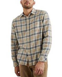 Рубашка с длинным рукавом на пуговицах спереди Rails, цвет Brown