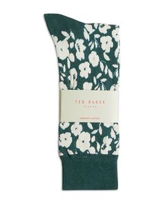 Носки Coldday с цветочным узором Ted Baker, цвет Green