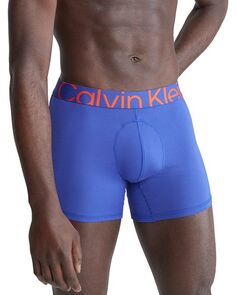 Эластичные боксеры со средней посадкой и логотипом на поясе Future Shift Calvin Klein, цвет Blue