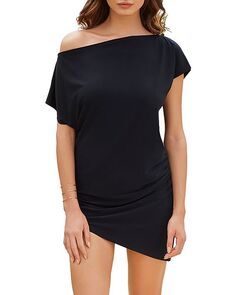 Асимметричное платье-прикрытие Magicsuit, цвет Black