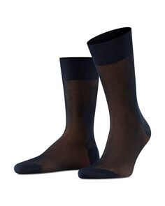Мерсеризованный хлопок и amp; Нейлоновые двухцветные классические носки с эффектом тени Falke, цвет Brown