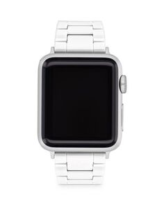 Керамический браслет Apple Watch, 38 мм и усилитель; 40 мм COACH, цвет White