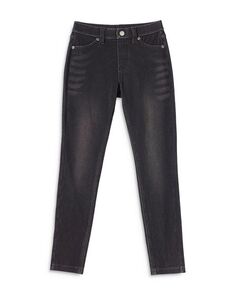 Ультрамягкие джинсовые леггинсы для девочек – Big Kid HUE, цвет Black