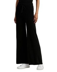 Кашемировые брюки широкого кроя Ralph Lauren Ralph Lauren, цвет Black
