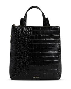 Рюкзак Belax Mock Croc Ted Baker, цвет Black