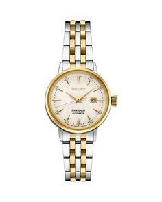 Часы Presage, 30 мм Seiko Watch, цвет Ivory/Cream