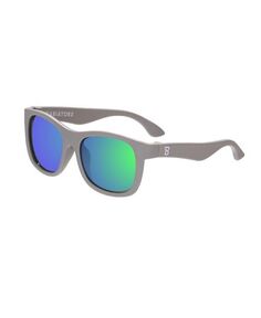 Графитово-серые поляризованные солнцезащитные очки Navigator с зелеными зеркальными линзами Babiators, цвет Gray