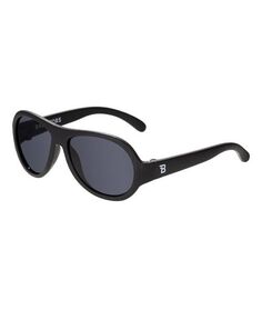 Черные солнцезащитные очки-авиаторы Babiators, цвет Black