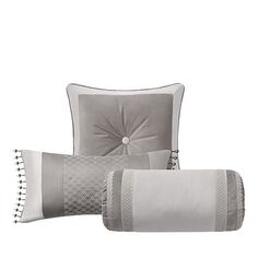 Декоративные подушки Palace, набор из 3 шт. Waterford, цвет Gray