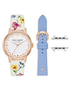 Классическая головка для часов &amp;; Apple Watch Набор ремешков kate spade new york, цвет White