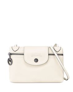 Маленькая кожаная сумка через плечо Longchamp Le Pliage Xtra Longchamp, цвет Ivory/Cream