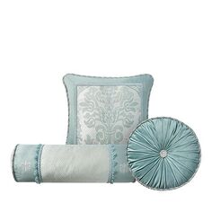 Декоративные подушки Castle Cove, набор из 3 шт. Waterford, цвет Blue