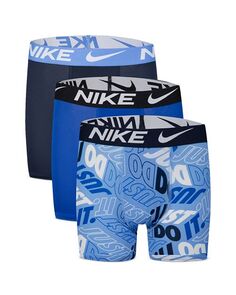 Набор из 3 трусов-боксеров Essential для мальчиков Nike, цвет Blue
