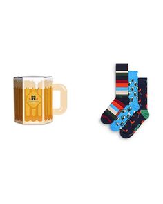 Подарочный набор носков Wurst Crew, 3 шт. Happy Socks, цвет Multi