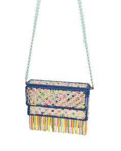 Приобретите небольшую сумку через плечо ручной работы Mercedes Salazar, цвет Multi