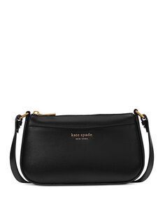 Маленькая кожаная сумка через плечо Bleecker kate spade new york, цвет Black