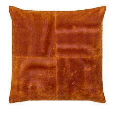 Декоративная подушка из вельвета, 20 x 20 дюймов Surya, цвет Orange