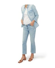 Узкие джинсы для беременных Under the Bump HATCH Collection, цвет Blue